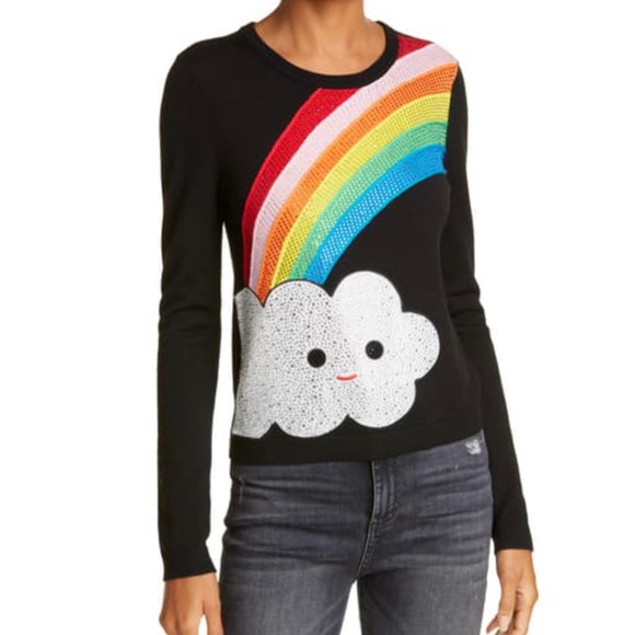 Alice Olivia Connie Embellished Rainbow 